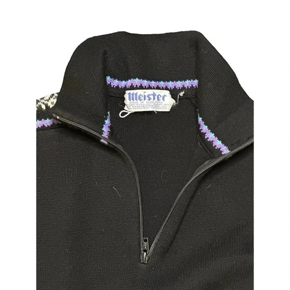 IIIeiter Women's Black Long Sleeve Zip Up‎ Lightweight Sweatshirt Size 36 - Picture 3 of 6